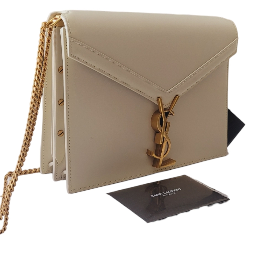 YSL Cassandra Medium Chain Bag in Smooth Leather